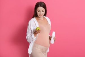 Weight loss in the last months of pregnancy