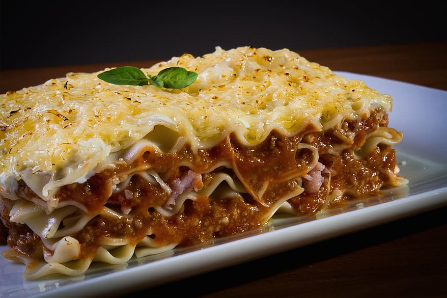 Lasagna is one of the most famous Italian dishes 