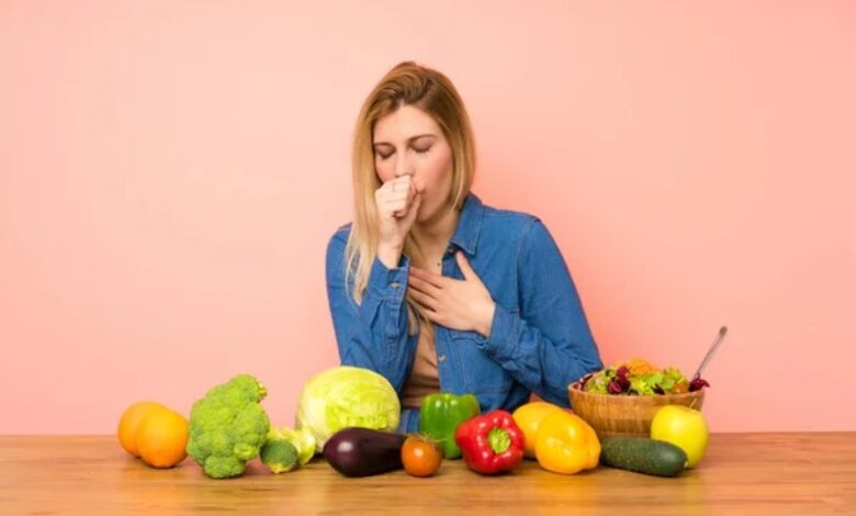 depositphotos 272120478 stock photo young blonde woman many vegetables