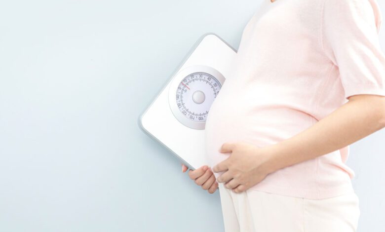 فقدان الوزن في الشهور الأخيرة من الحمل 1