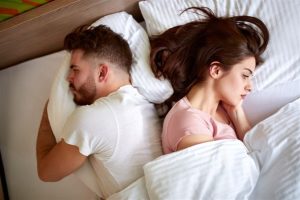 Decreased sexual conversations between spouses
