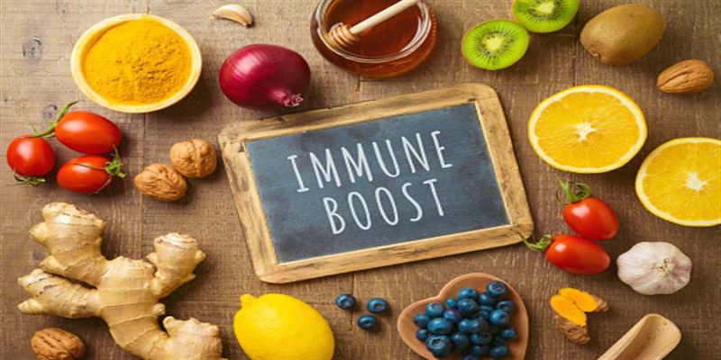 Increase your intake of foods that are good for your immune system.