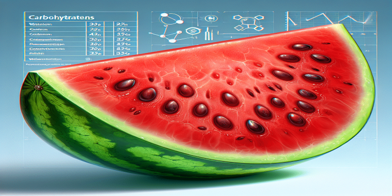 Watermelon fruit and glycemic index