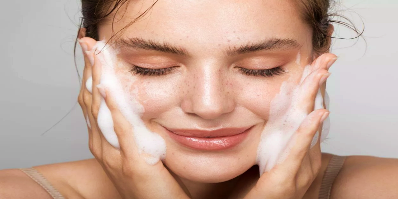 Make a habit of cleaning your face on a daily basis
