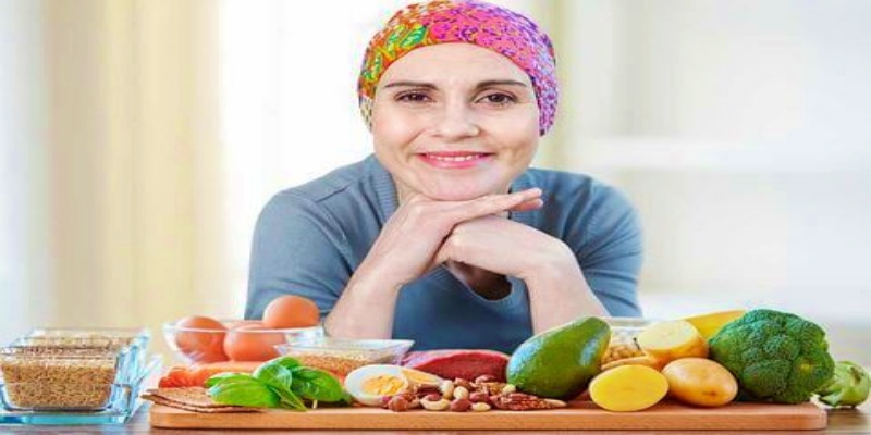 Ovarian cancer patients and diets