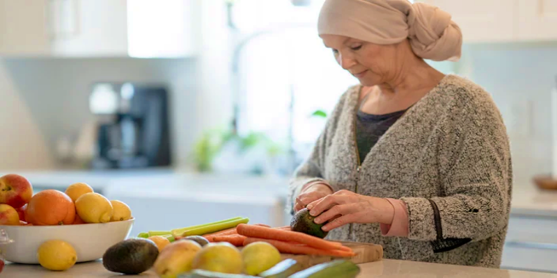 The importance of diet for people with ovarian cancer