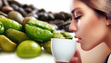 فوائد القهوة الخضراء لصحة البشرة